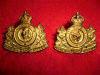 C34 - Saskatchewan Mounted Rifles Collar Badge Pair